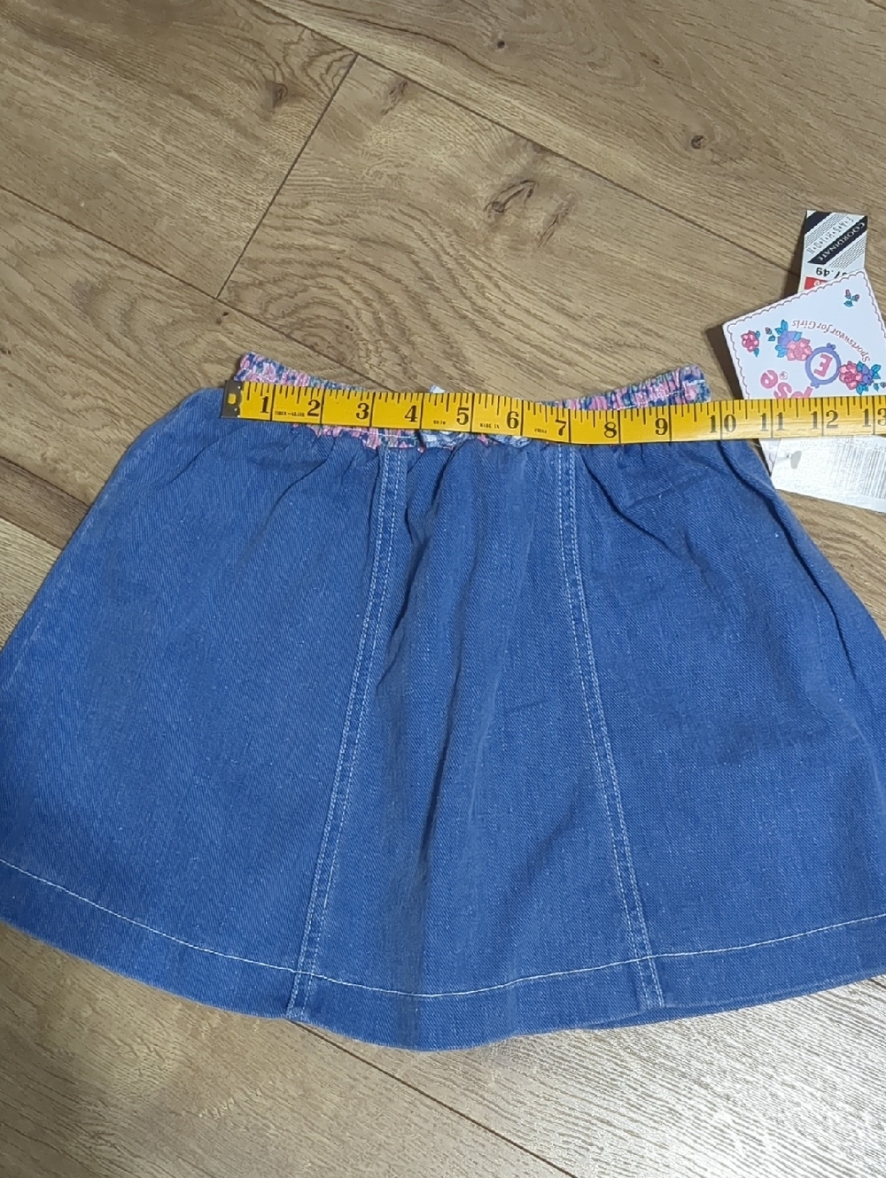Vintage Eclipse Little Girls Denim Skirt Size 6 Nwt — image 3 of 7